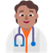 Health Worker- Medium Skin Tone emoji on Microsoft